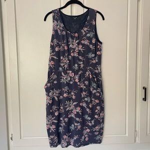 Garnet Hill sleeveless pocket detail dress size medium